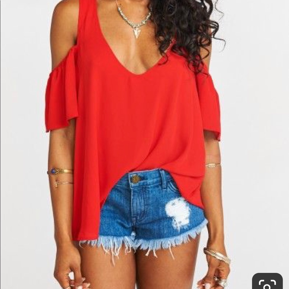 Show Me Your MuMu Hazel Ruffle Top